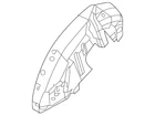 Genuine Mopar Inner Wheelhouse 05074094AG New. Price: $109.14.