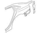 Genuine Audi Quarter Panel 8V5-809-837 New. Price: $1887.57.