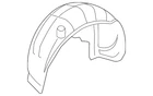Genuine Volkswagen Wheelhouse Liner 1Q0-810-972-A New. Price: $93.11.