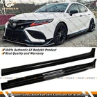 For 18-24 Toyota Camry Xle Xse Gf Bodykit Gloss Black Side Skirt Extension New. Price: $172.99.