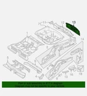Genuine Ford Rear Body Panel BB5Z-7810608-A New. Price: $125.00.