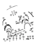 Genuine Mopar Wheelhouse Shield Left 68443429AD New. Price: $65.82.