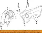 Gm Oem 14-19 Corvette Quarter Panel Components-upper Reinf Bracket 22787566 New. Price: $63.20.