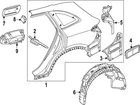 Genuine Mercedes-benz Quarter Panel Extension 254-630-06-03 New. Price: $139.50.