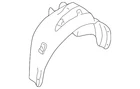 Genuine Volkswagen Wheelhouse Liner 3B0-810-970 New. Price: $72.44.
