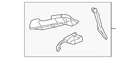 Genuine Mopar Extension Assembly 04575218AF New. Price: $16.86.