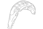 Genuine Nissan Quarter Panel Splash Shield 76747-7JA0A New. Price: $295.69.