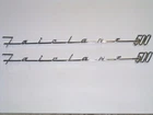 1957 1958 Ford Fairlane 500 Chrome Script The Rear Quarter Panel New*. Price: $139.95.