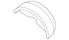 Genuine Mopar Wheelhouse Liner 55362507AD New. Price: $107.63.