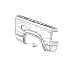 68444285AA Mopar Clips & Fasteners Driver Left Side Hand For Ram 1500 2021 New. Price: $85.71.