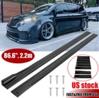 For Toyota Sienna 86.6" Side Skirt Extension Splitter Rocker Panel Gloss Black New. Price: $55.15.