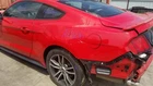 17 Ford Mustang Coupe Quarter Panel Cut Left Driver Red Used. Price: $459.00.