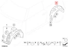 Genuine Mini Cooper One R57 R58 Cover Wheel Housing Rear Left 51717190607 New. Price: $80.52.