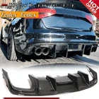 For Audi A4 S-line S4 B8.5 2013-16 Real Carbon Rear Bumper Diffuser Lip Spoiler New. Price: $358.10.