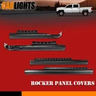 Fit For 2014-2018 Silverado 1500 Ext Rocker Panel Protector Guard Covers New. Price: $122.00.