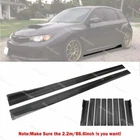 For Subaru Impreza Wrx Sti 2008-2014 Carbon Fiber Side Skirt Extension Lip New. Price: $59.95.
