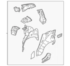 Genuine Nissan Inner Panel Assembly G6700-9DJMA New. Price: $900.65.