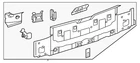 Genuine Volkswagen Rear Body Panel 3CM-813-301-A New. Price: $409.99.