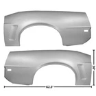 1969 Mustang Convertible Complete Quarter Panel Pair Right & Left Side Wtp Metal New. Price: $1700.00.