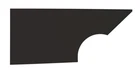 Fivestar 34001-27351-BR Qtr Panel High Impact Plastic Black Right New. Price: $110.99.