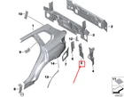 Bmw X5 G05 D-pillar Reinforcement Lower Left 41009481367 Neu. Price: $256.11.