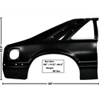 1991 1992 1993 Mustang Quarter Panel Full Right Side Edp Steel Dynacorn 3641KT New. Price: $620.95.