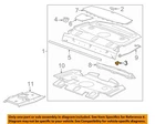 Gm Oem 96-20 Achieva Quarter Panel Interior Trim-upper Qtr Clip 24405740 New. Price: $15.97.