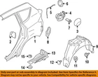 Ford Oem 13-18 C-max Quarter Panel Components-splash Shield AM5Z58278B50C New. Price: $90.90.