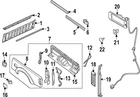 Genuine Nissan Seal Strip 76806-9BU1A New. Price: $31.96.