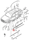 New Cap Audi A4 Allroad Quattro 8K98535801RR 13-15 Original. Price: $28.36.