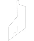 Genuine Mazda Rear Body Panel Extension N243-70-45Z New. Price: $43.19.