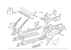 Genuine Mercedes-benz Floor 230-630-01-60 New. Price: $195.02.