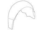 Genuine Gm Passenger Side Rear Wheelhouse Liner 92246238 New. Price: $133.34.