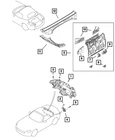 Genuine Mopar Rear Closure Panel Reinforcement Right 68313082AA New. Price: $20.40.
