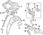 Genuine Audi Quarter Panel 89A-810-197-A New. Price: $457.08.
