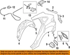 Subaru Oem 15-17 Crosstrek Quarter Panel Components-splash Shield 59122FJ031 New. Price: $69.63.