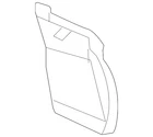 Genuine Gm Passenger Side Rear Bumper Guard 96648675 New. Price: $61.35.
