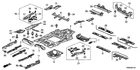 Genuine Honda Odyssey Rear Cross Member Floor (2011-2017) Oe 65750TK8315ZZ New. Price: $446.83.