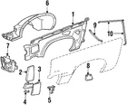 Genuine Gm Filler Bracket 1618344 New. Price: $10.04.