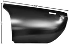 1969 Chevrolet Camaro Rear Quarter Patch Panel Lower - Lh New. Price: $107.66.