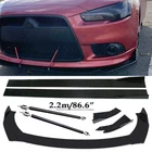 Front Bumper Lip Spoiler Splitter Glossy Black Extension For Mitsubishi Lancer New. Price: $129.99.