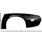 1970 1973 Firebird Quarter Panel Skin Left Side Edp Steel 1066KF New. Price: $316.95.
