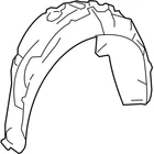 New Genuine Mercedes-benz Wheelhouse Liner 2226908200 Oem. Price: $254.23.