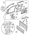Genuine Mopar Quarter Extension Panel Right 55255520AB New. Price: $419.72.