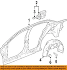 Pontiac Gm Oem G6 Rear-fender Liner Inner Splash Shield Guard Right 15863165 New. Price: $107.03.