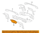 Gm Oem 10-16 Srx Rear Floor Body-filler Panel 20756238 New. Price: $273.12.