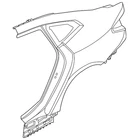 Genuine Bmw Quarter Panel 41-00-9-626-147 New. Price: $1315.93.