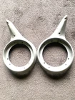 Nos 1957 Ford Fairlane 500 Quarter Extensions Tail Light Housings Pair New. Price: $195.00.