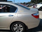 Driver Quarter Panel Sedan Built Piece Rear Seat Fits 13-17 Accord Used. Price: $578.34.