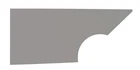 Fivestar Qtr Panel High Impact Plastic Gray Right- 34001-27351-GR New. Price: $115.88.